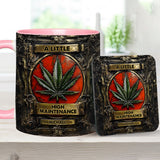 A Little High Maintenence - Personalized Weed Accent Mug
