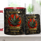A Little High Maintenence - Personalized Weed Accent Mug