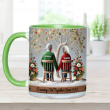 Growing Old Together - Personalized Couple Accent Mug