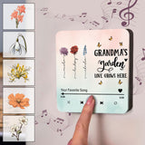 Grandma's Garden - Personalized Grandma Music Fridge Magnet