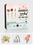 Grandma's Garden - Personalized Grandma Music Fridge Magnet
