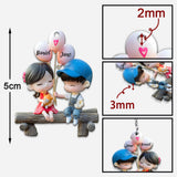 Together Forever - Personalized Couple Keychain