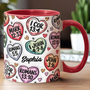 Mug chrétien personnalisé Foi Espérance Amour