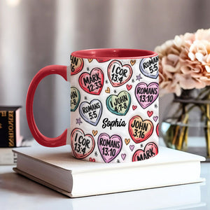 Mug chrétien personnalisé Foi Espérance Amour