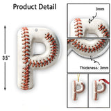 Baseball Letter - Personalized Baseball Ornament
