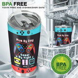 Gamer Dad Like A Regular Dad But Way Cooler - Video Game gift for dad, Gamer - Personalized Tumbler