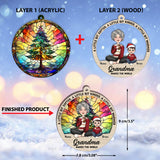 Grandma Make The World Warmer - Personalized Grandma Layers Mix Ornament