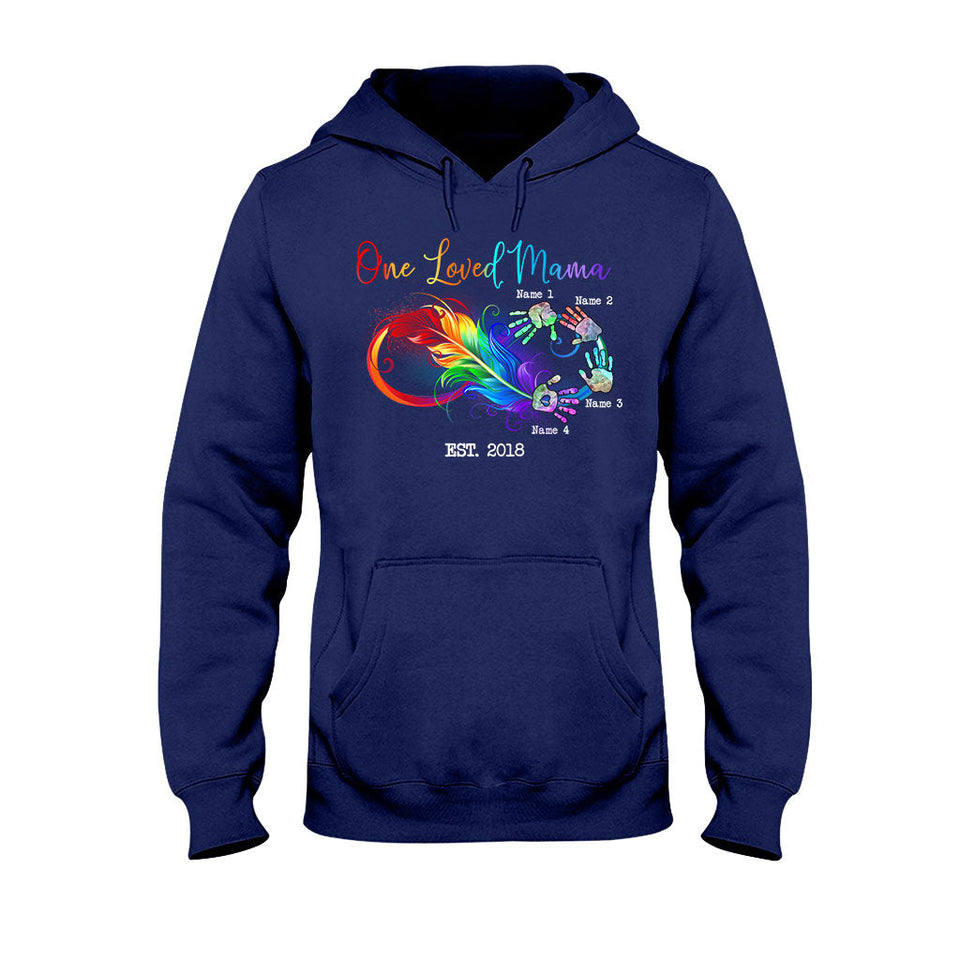 Blessed Mama - Gift for mom, grandma - Personalized T-shirt And Hoodie