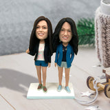 Custom Figure - Personalized Sibling Bobblehead