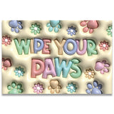 Wipe Your Paws Dog Doormat