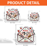 Like Mother - Gift for mom, daughter, son - Personalized Custom Shaped Acrylic Plaque