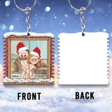 Together Is Our Favorite Place - Personalized Couple Keychain
