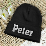 Custom Name - Personalized grandson Embroidered Beanie