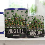 Nug Life - Personalized Weed Accent Mug