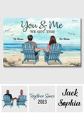 You & Me We Got This - Personalized Couple Canvas And Poster