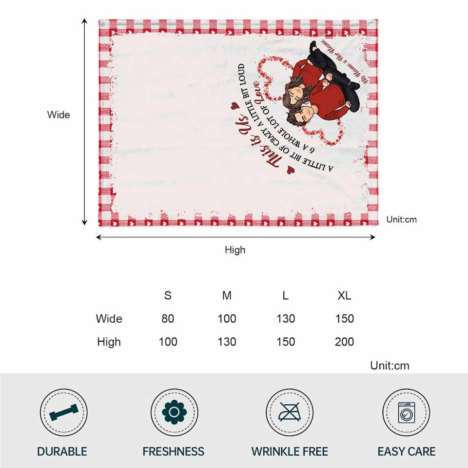 This Is Us - Personalized Couple Blanket