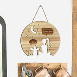 I Miss You - Personalized Cat Wood Sign