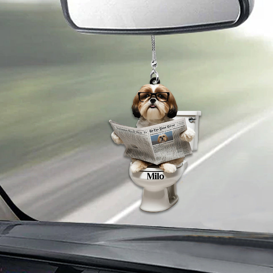 Funny Pet - Personalized Dog Car Ornament