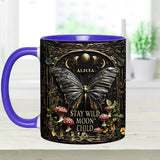 Stay Wild Moon Child - Personalized Hippie Accent Mug