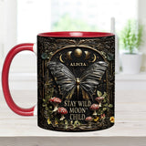 Stay Wild Moon Child - Personalized Hippie Accent Mug