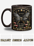 Stay Wild Moon Child - Personalized Hippie Accent Mug