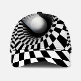 Love Golf Cap With Printed Vent Holes