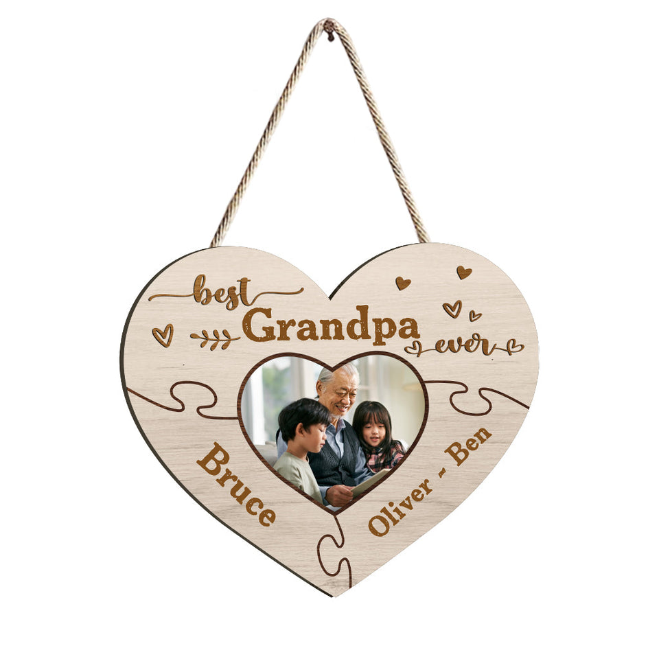 Best Nana Ever - Gift for grandma, grandpa, mom, dad, aunt, uncle, sister, brother - Personalized Wood Sign