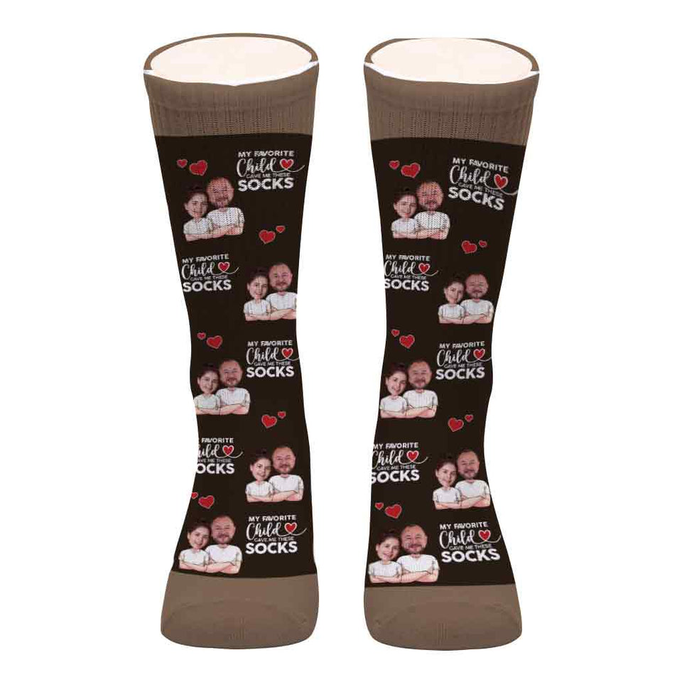 My Favorite Child - Personalized Father's Day Father Socks