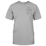 Custom Line Art - Personalized Aunt Embroidered T-shirt