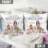Super Cool Teacher - Personalized Throw Pillow