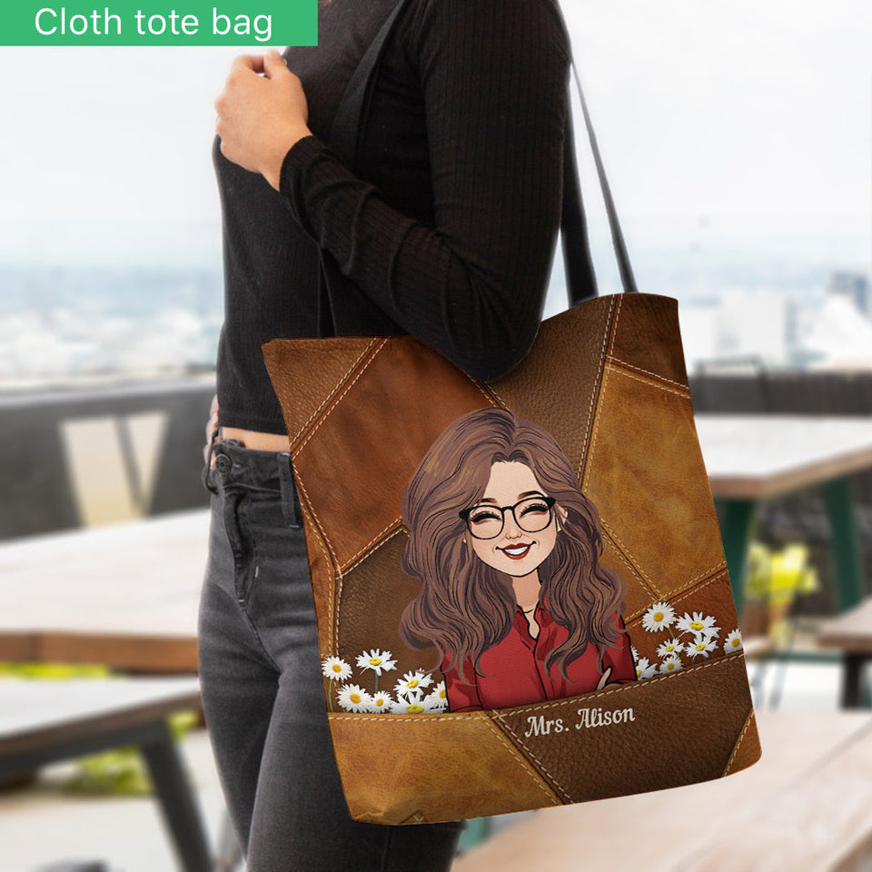 It Takes A Big Heart - Personalized Teacher Tote Bag