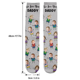 We Love You - Personalized Father Socks
