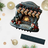 Hanging Stocking - Personalized Family 1 Layered Big Freestanding