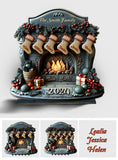 Hanging Stocking - Personalized Family 1 Layered Big Freestanding