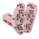 You Are My Missing Piece - Personalized Couple Socks