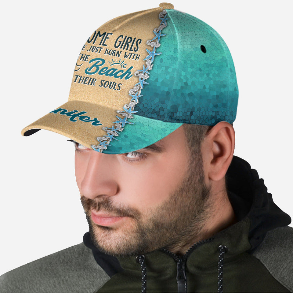 Some Girls Are Just Born - Personalized Sea Lover Classic Cap