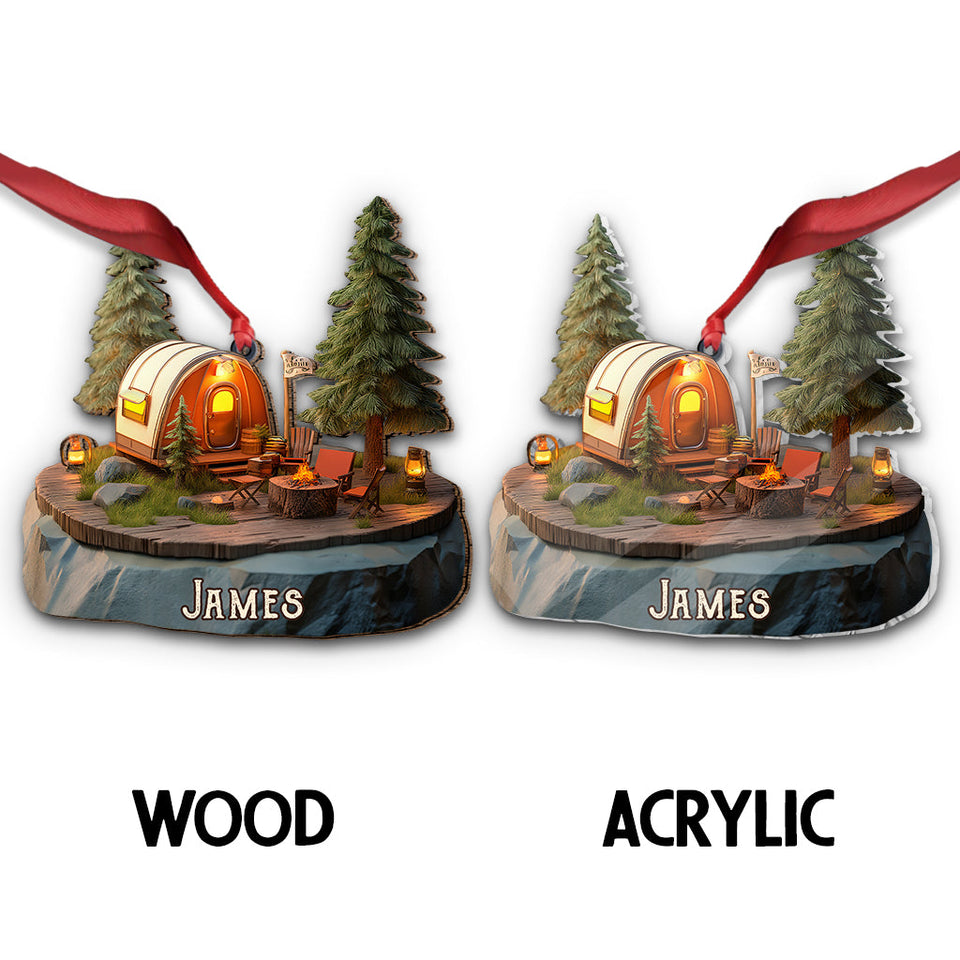 Camp Life - Personalized Camping Ornament
