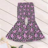 Beautiful Happiness Butterflies - Personalized Kid T-shirt & Kid Flare Leggings