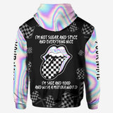 I'm Not Sugar And Spice - Personalized Racing Hoodie and Leggings