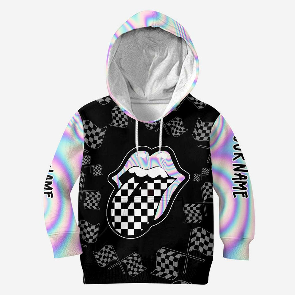 I'm Not Sugar And Spice - Personalized Racing Hoodie and Leggings
