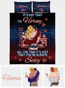 Because I Love You - Personalized Couple Quilt Set