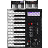 Digital Piano - Piano Quilt Bed Set
