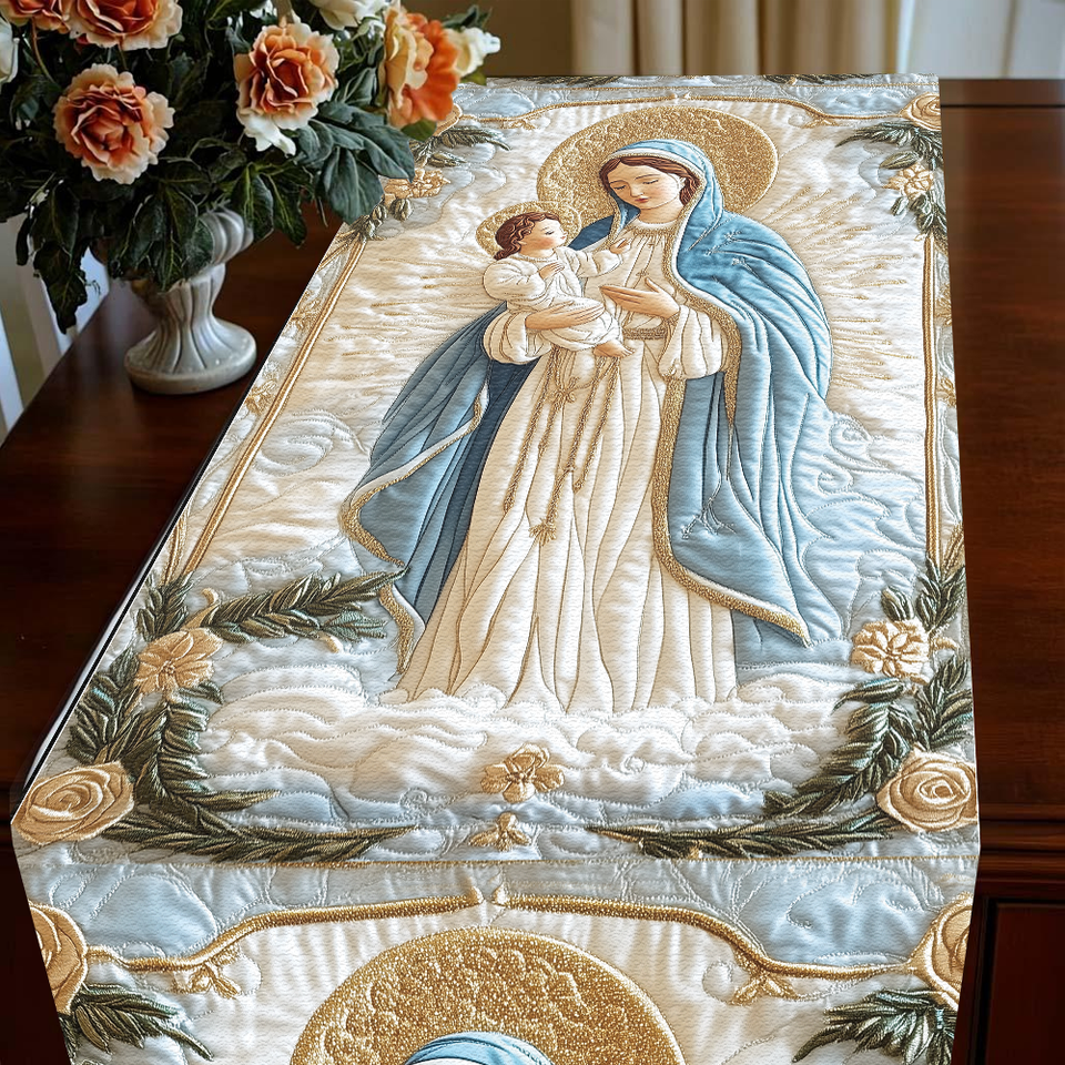 Mère de Dieu - Chemin de table chrétien