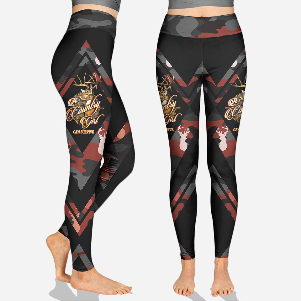 Country Girl - Personalized Hunting Hoodie and Leggings