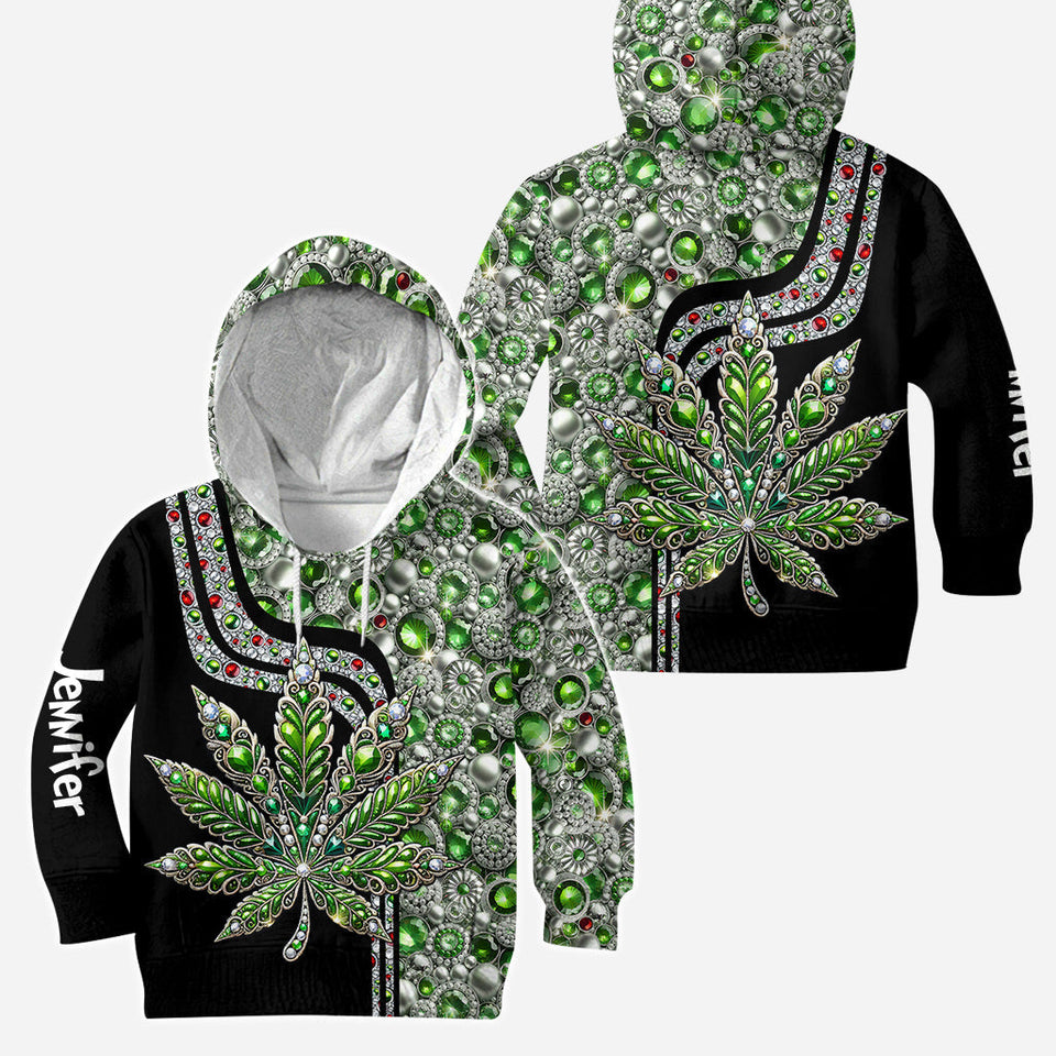 Stunning Leaf - Personalized Weed Hoodie and Leggings