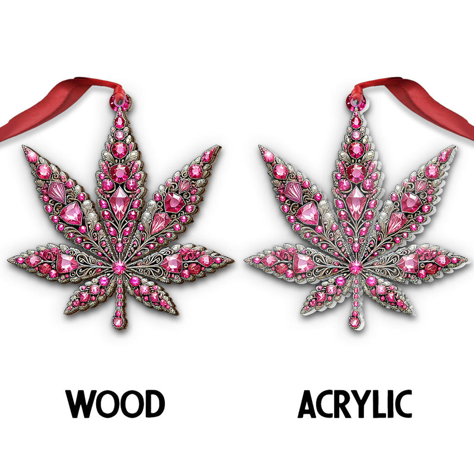 Stunning Leaf - Personalized Weed Ornament