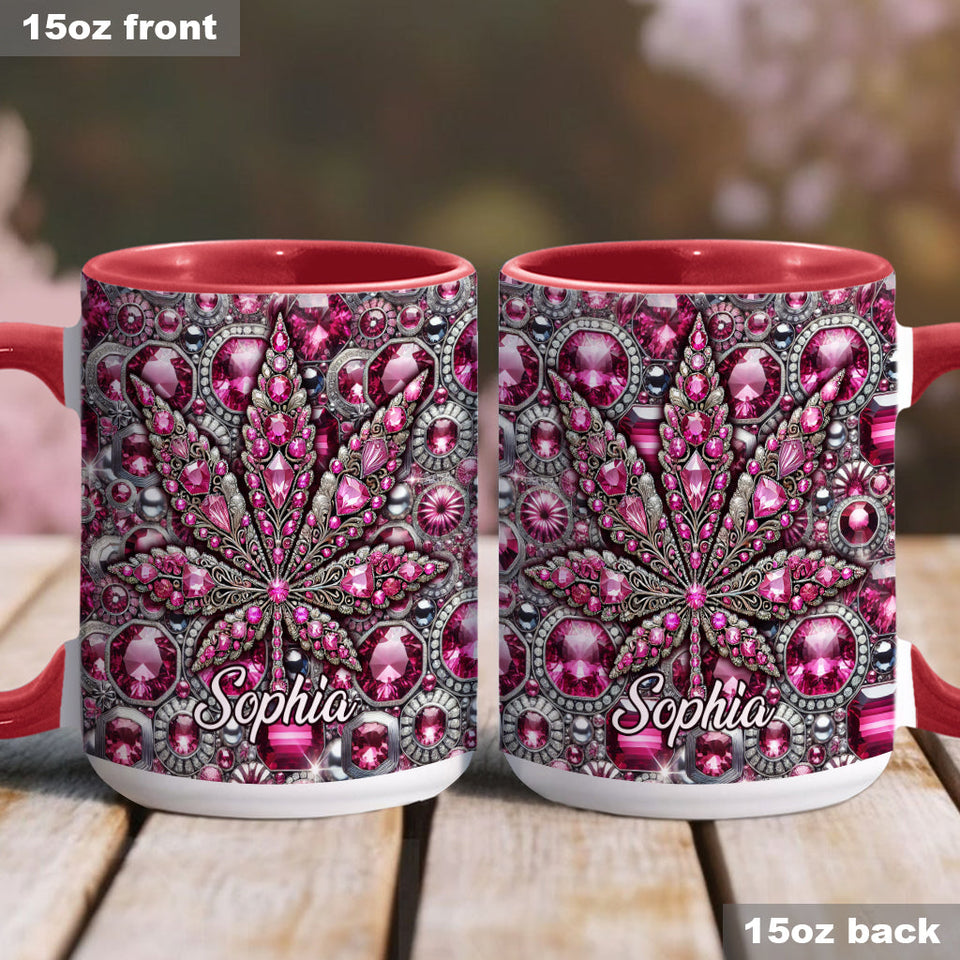 Stunning Leaf - Personalized Weed Accent Mug