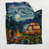 Adventure Partners for Life - Personalized Couple Blanket