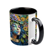 Floral Lady - Personalized Gardening Accent Mug
