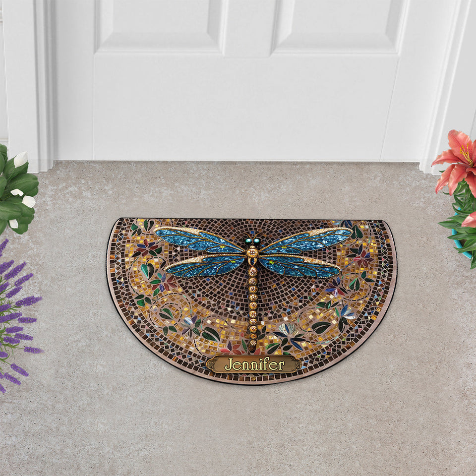 Welcome To The House Of A Gardener - Personalized Gardening Shaped Doormat